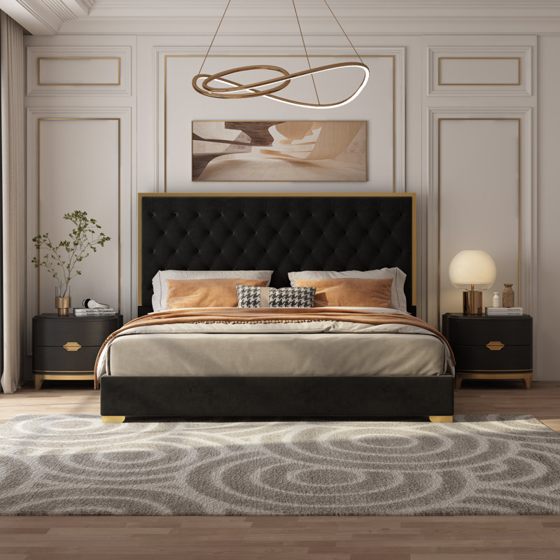 Walker Edison Furniture Company Mid-Century Modern Brown